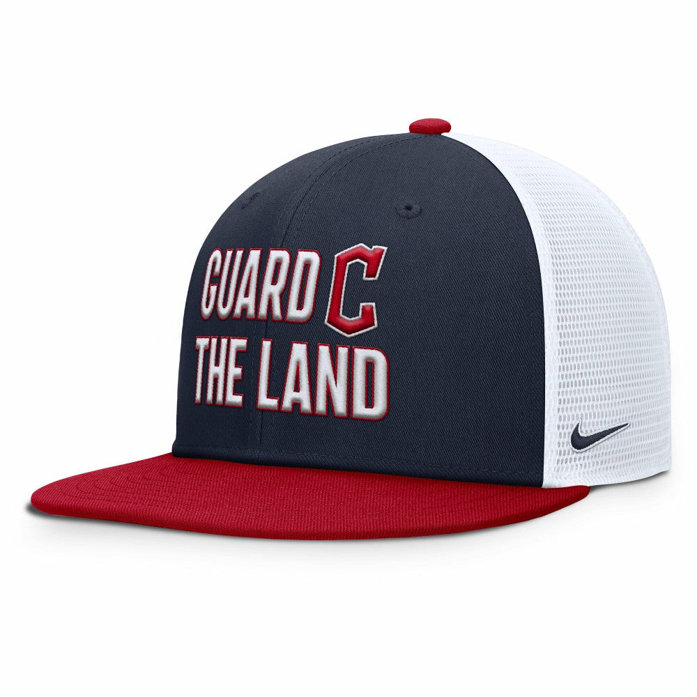 Cleveland Guardians Nike Pro Trucker Snapback Hat - Navy - Nike Lifestyle