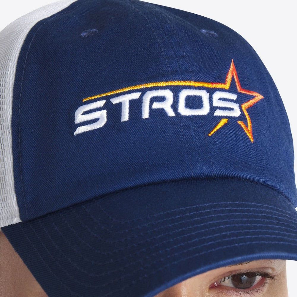 Houston Astros Nike Women's 2025 City Connect Club Trucker Adjustable Hat - Navy/White - Nike Sale