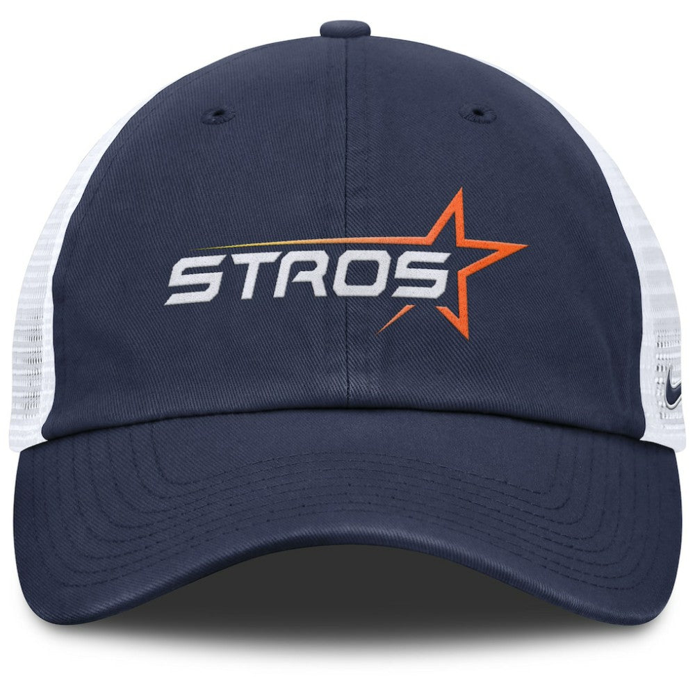 Houston Astros Nike Women's 2025 City Connect Club Trucker Adjustable Hat - Navy/White - Nike Sale