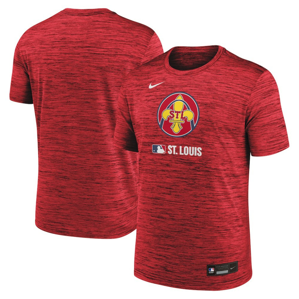 St. Louis Cardinals Nike Authentic Collection City Connect Velocity Dri-FIT T-Shirt - Red - Nike Sale
