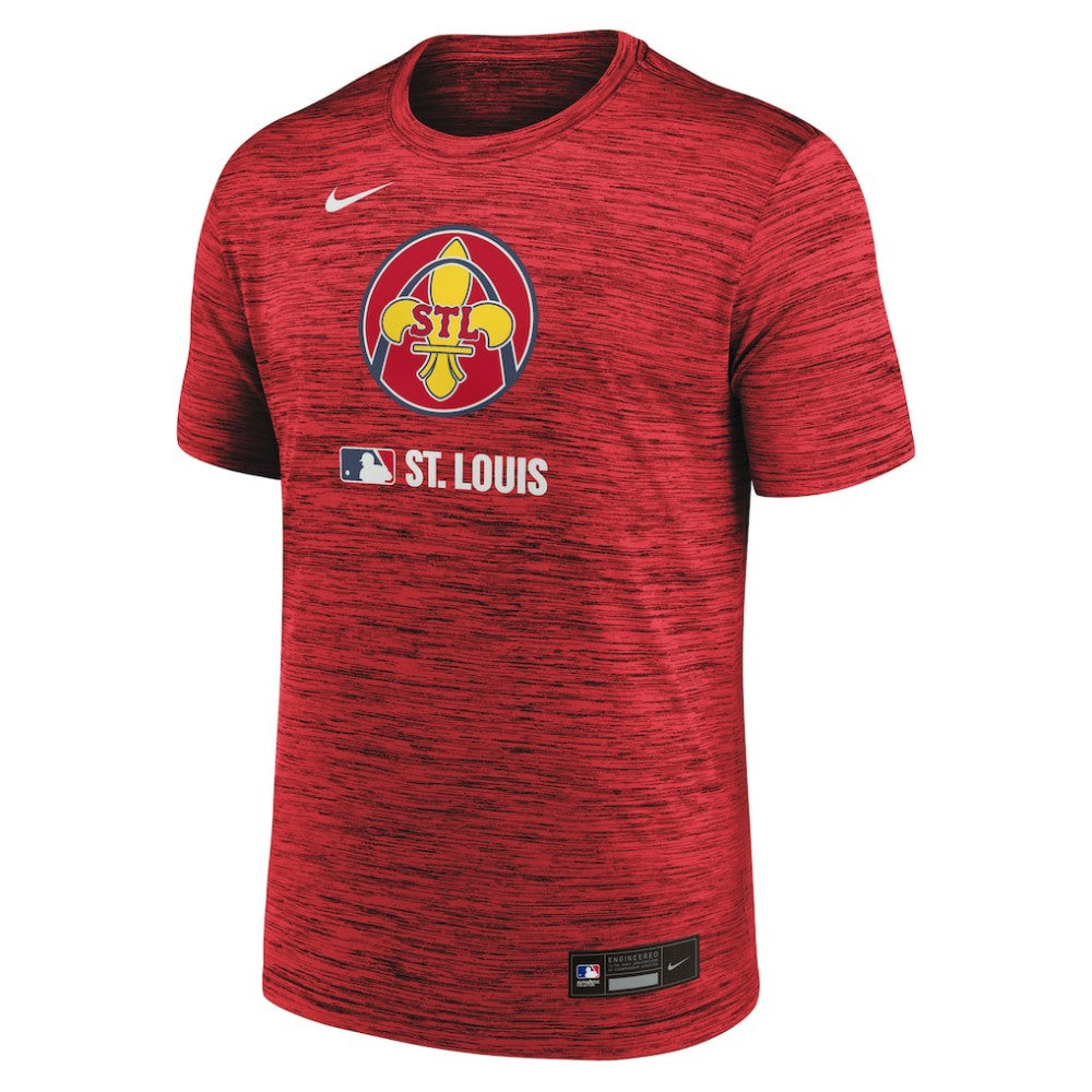 St. Louis Cardinals Nike Authentic Collection City Connect Velocity Dri-FIT T-Shirt - Red - Nike Sale
