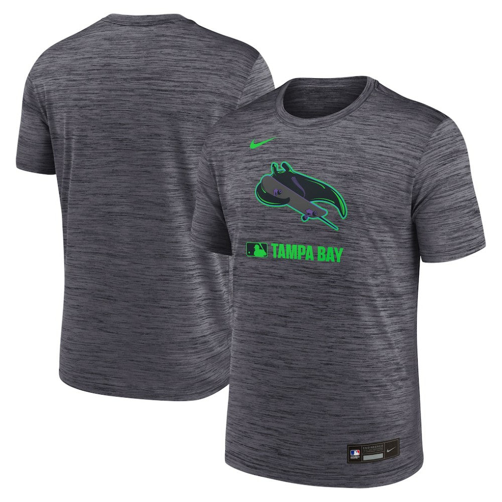 Tampa Bay Rays Nike Authentic Collection City Connect Velocity Dri-FIT T-Shirt - Black - Nike Discount