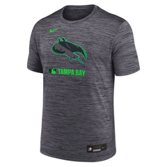 Tampa Bay Rays Nike Authentic Collection City Connect Velocity Dri-FIT T-Shirt - Black - Nike Discount