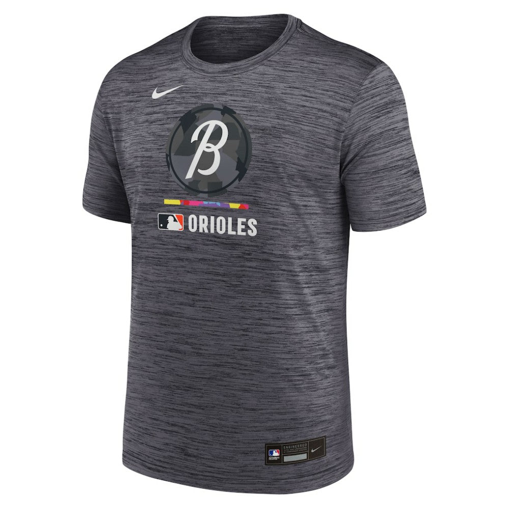 Baltimore Orioles Nike Authentic Collection City Connect Velocity Dri-FIT T-Shirt - Black - Nike on Sale