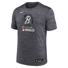 Baltimore Orioles Nike Authentic Collection City Connect Velocity Dri-FIT T-Shirt - Black - Nike on Sale