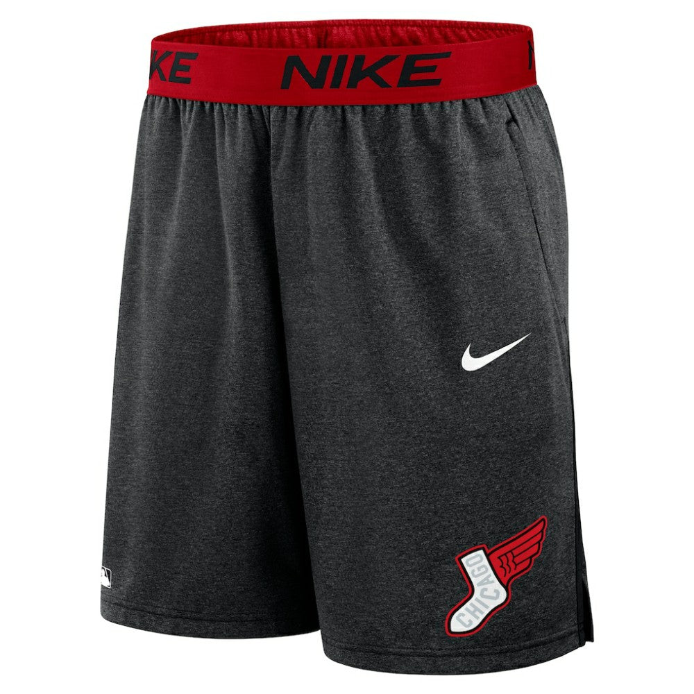 Chicago White Sox Nike 2025 City Connect Authentic Collection Knit Shorts - Charcoal/Red - Nike Online