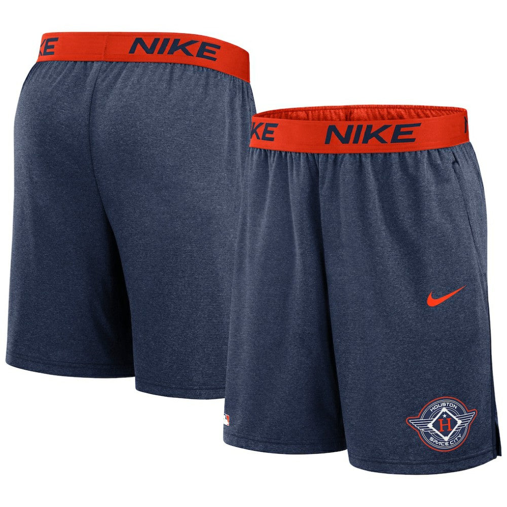 Houston Astros Nike 2025 City Connect Authentic Collection Knit Shorts - Navy/Orange - Nike Discount