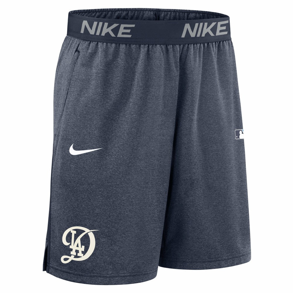 Los Angeles Dodgers Nike Authentic Collection City Connect Performance Knit Shorts - Navy - Nike Sale