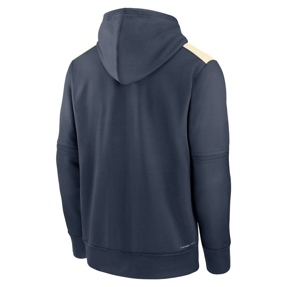 Los Angeles Dodgers Nike Authentic Collection City Connect Therma Pullover Hoodie - Navy - Nike Discount