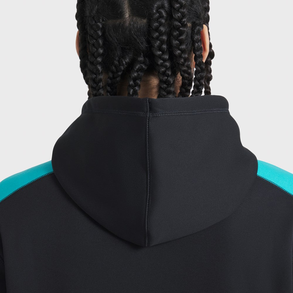 Miami Marlins Nike 2025 City Connect Authentic Collection Therma Pullover Hoodie - Black - Nike Lifestyle