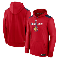St. Louis Cardinals Nike Authentic Collection City Connect Therma Pullover Hoodie - Red - Nike Discount