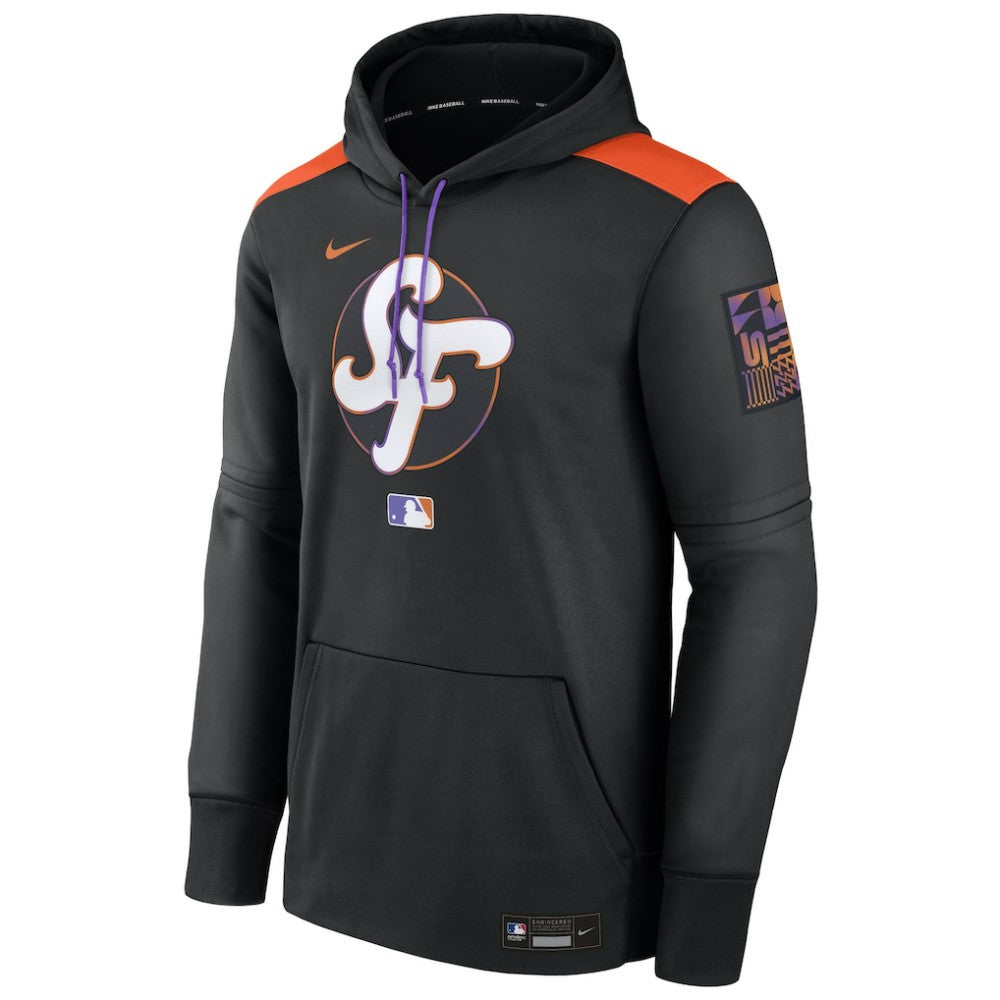 San Francisco Giants Nike 2025 City Connect Authentic Collection Performance Pullover Hoodie - Black - Nike on Sale