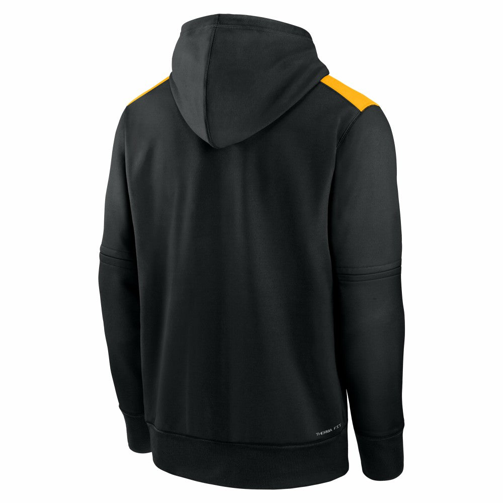 Pittsburgh Pirates Nike Authentic Collection City Connect Therma Pullover Hoodie - Black - Nike Lifestyle