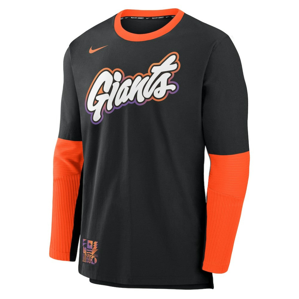 San Francisco Giants Nike 2025 City Connect Authentic Collection Player Dri-FIT Lightweight Pullover - Black - Nike on Sale