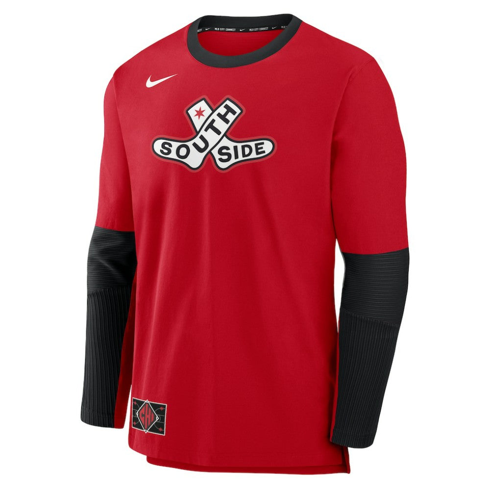 Chicago White Sox Nike 2025 City Connect Authentic Collection Player Dri-FIT Lightweight Pullover - Red - Nike Sale