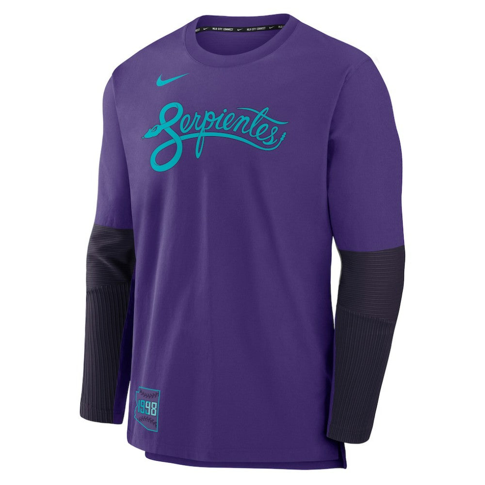 Arizona Diamondbacks Nike 2025 City Connect Authentic Collection Player Dri-FIT Lightweight Pullover - Purple - Nike on Sale