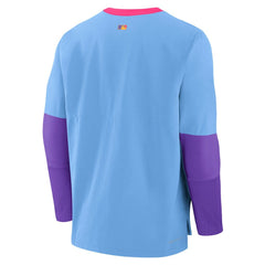 Colorado Rockies Nike 2025 City Connect Authentic Collection Player Dri-FIT Lightweight Pullover - Light Blue - Nike Discount