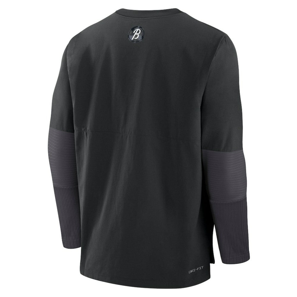 Baltimore Orioles Nike 2025 City Connect Authentic Collection Player Dri-FIT Lightweight Pullover - Black - Nike on Sale