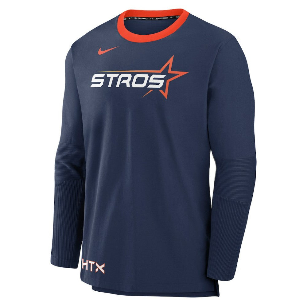 Houston Astros Nike 2025 City Connect Authentic Collection Lightweight Player Performance Long Sleeve Top - Navy - Nike Sale