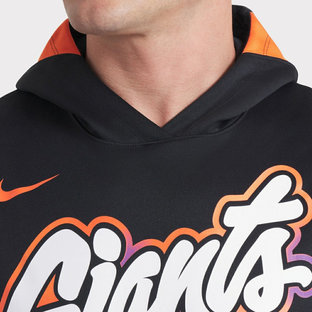 San Francisco Giants Nike 2025 City Connect Authentic Collection Dri-FIT Sleeveless Hoodie - Black - Nike Online
