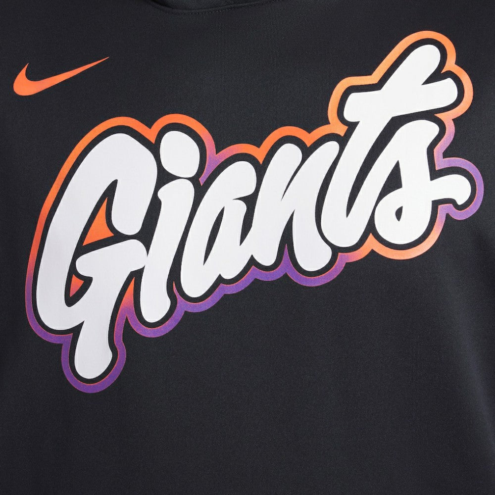 San Francisco Giants Nike 2025 City Connect Authentic Collection Dri-FIT Sleeveless Hoodie - Black - Nike Online