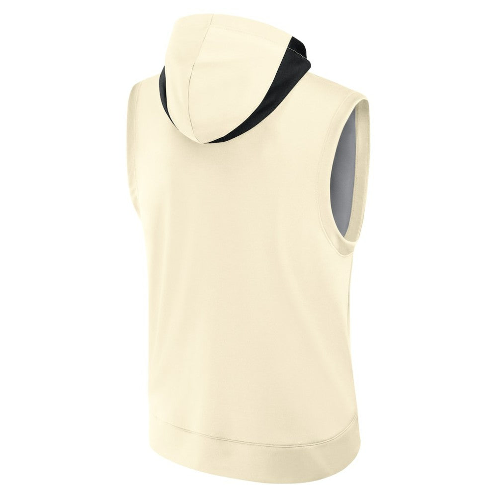 Los Angeles Dodgers Nike 2025 City Connect Authentic Collection Dri-FIT Sleeveless Hoodie - Cream - Nike Online