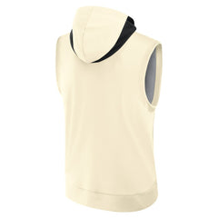 Los Angeles Dodgers Nike 2025 City Connect Authentic Collection Dri-FIT Sleeveless Hoodie - Cream - Nike Online