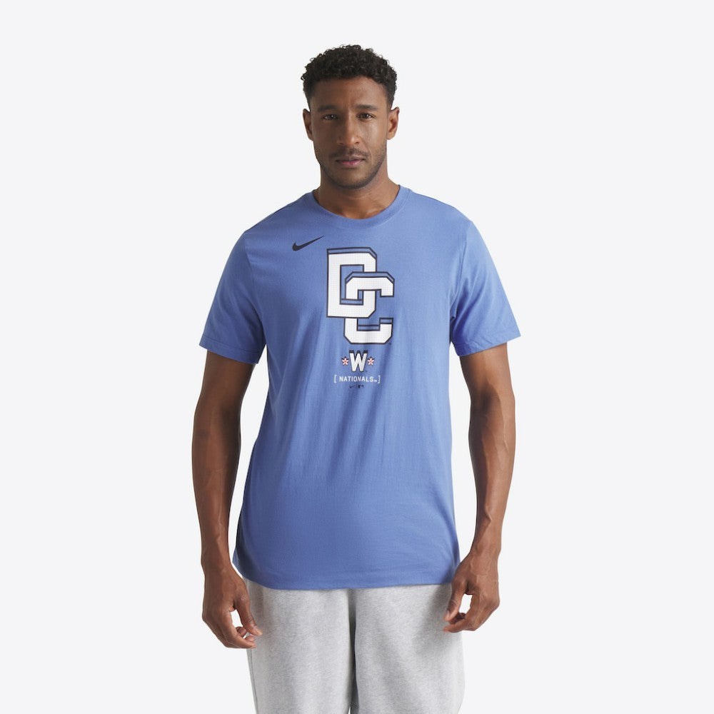 Washington Nationals Nike 2025 City Connect Logo T-Shirt - Blue - Nike Sale