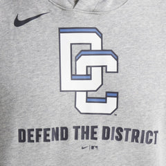 Washington Nationals Nike 2025 City Connect French Terry Club Pullover Hoodie - Heather Gray - Nike Online
