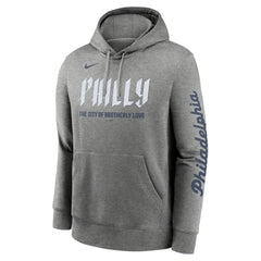 Philadelphia Phillies Nike City Connect Club Pullover Hoodie - Heather Charcoal - Nike on Sale