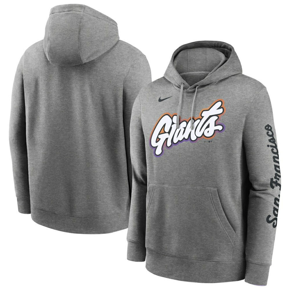 San Francisco Giants Nike 2025 City Connect French Terry Club Pullover Hoodie - Heather Gray - Nike Sale