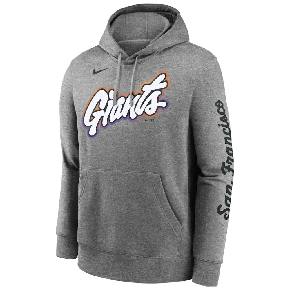 San Francisco Giants Nike 2025 City Connect French Terry Club Pullover Hoodie - Heather Gray - Nike Sale