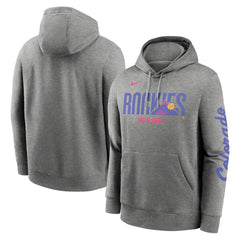 Colorado Rockies Nike 2025 City Connect French Terry Club Fleece Pullover Hoodie - Heather Charcoal - Nike Discount