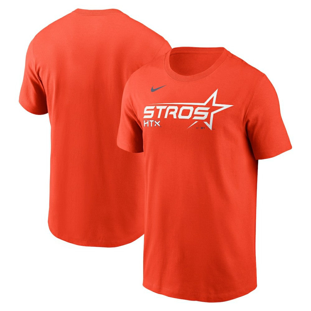 Houston Astros Nike City Connect Wordmark T-Shirt - Orange - Nike Discount
