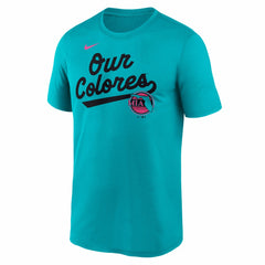 Miami Marlins Nike 2025 City Connect Team Phrase Script Legend Performance T-Shirt - Teal - Nike on Sale