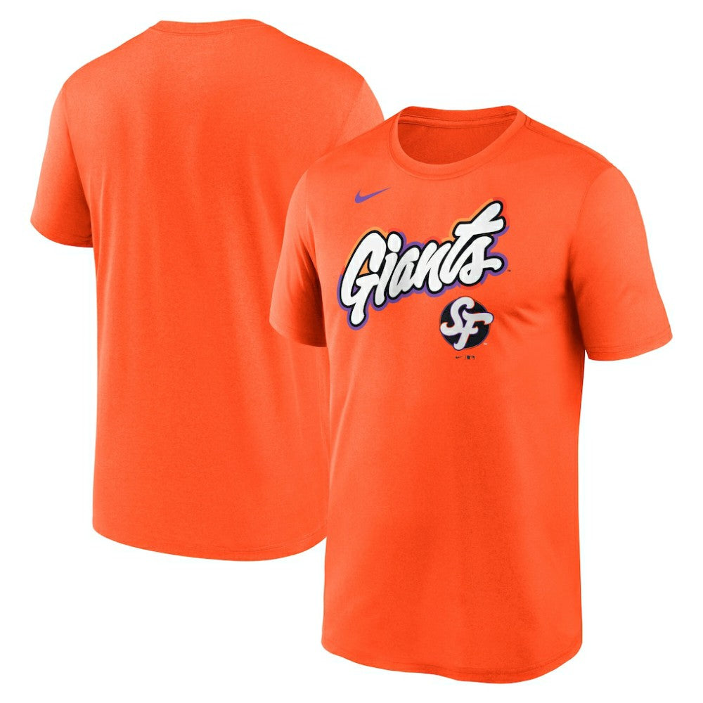 San Francisco Giants Nike 2025 City Connect Team Phrase Legend Performance T-Shirt - Orange - Nike Discount
