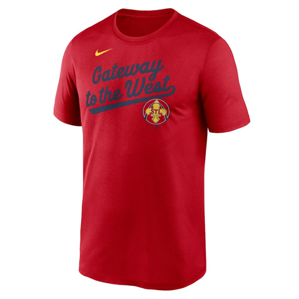 St. Louis Cardinals Nike City Connect Team Phrase Script Legend Performance T-Shirt - Red - Nike on Sale