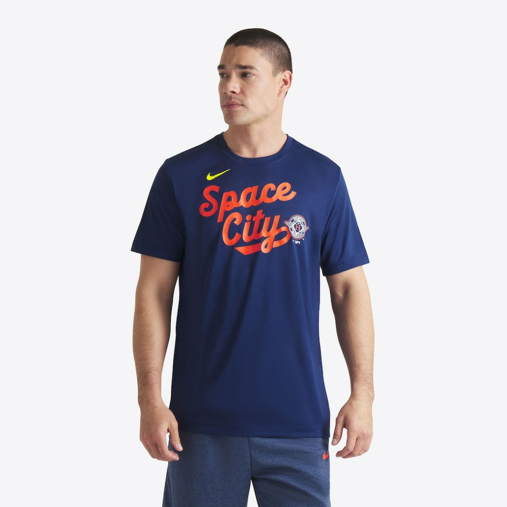 Houston Astros Nike 2025 City Connect Team Phrase Legend Performance T-Shirt - Navy - Nike Lifestyle