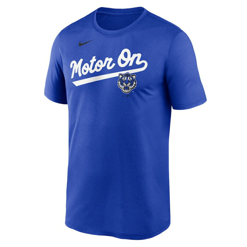 Detroit Tigers Nike City Connect Team Phrase Script Legend Performance T-Shirt - Royal - Nike Sale