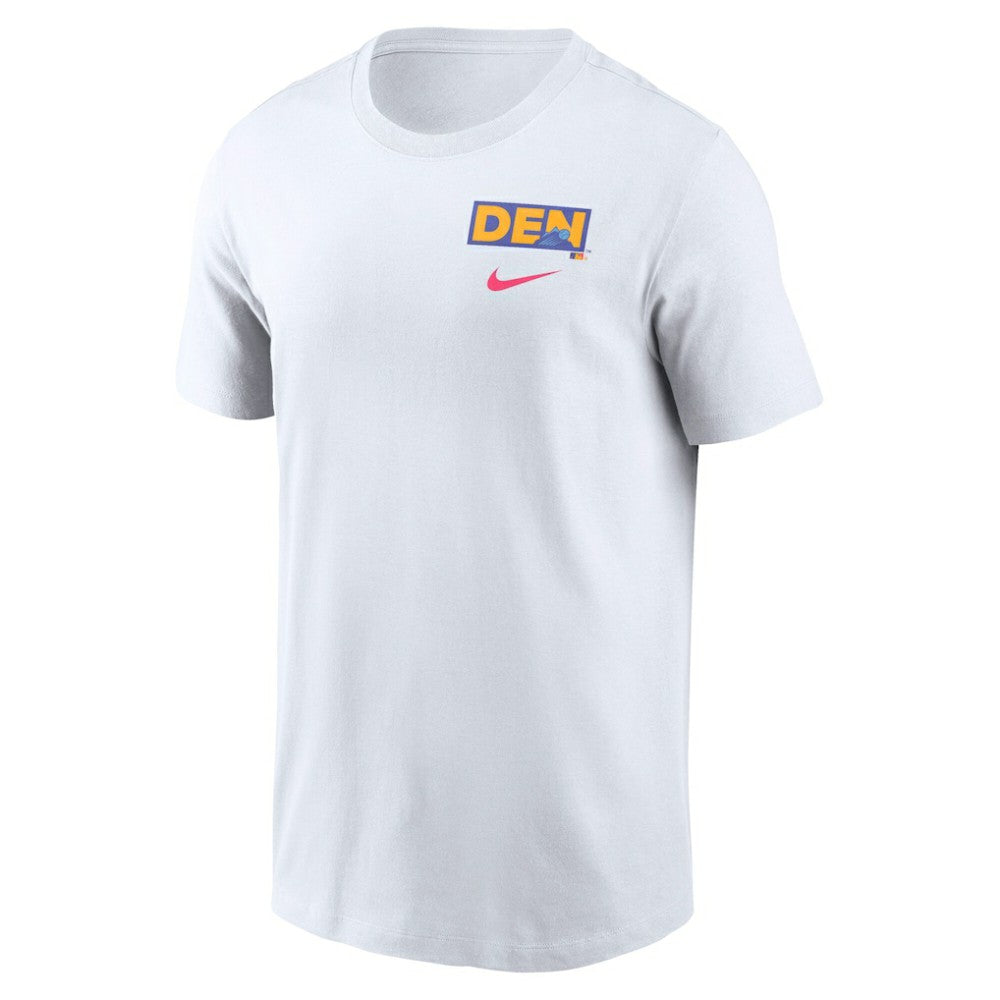 Colorado Rockies Nike 2025 City Connect 2-Hit T-Shirt - White - Nike on Sale