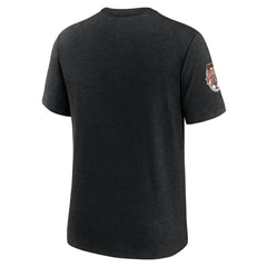 San Francisco Giants Nike Cooperstown Collection Eras Tri-Blend T-Shirt - Heather Black - Nike Sale