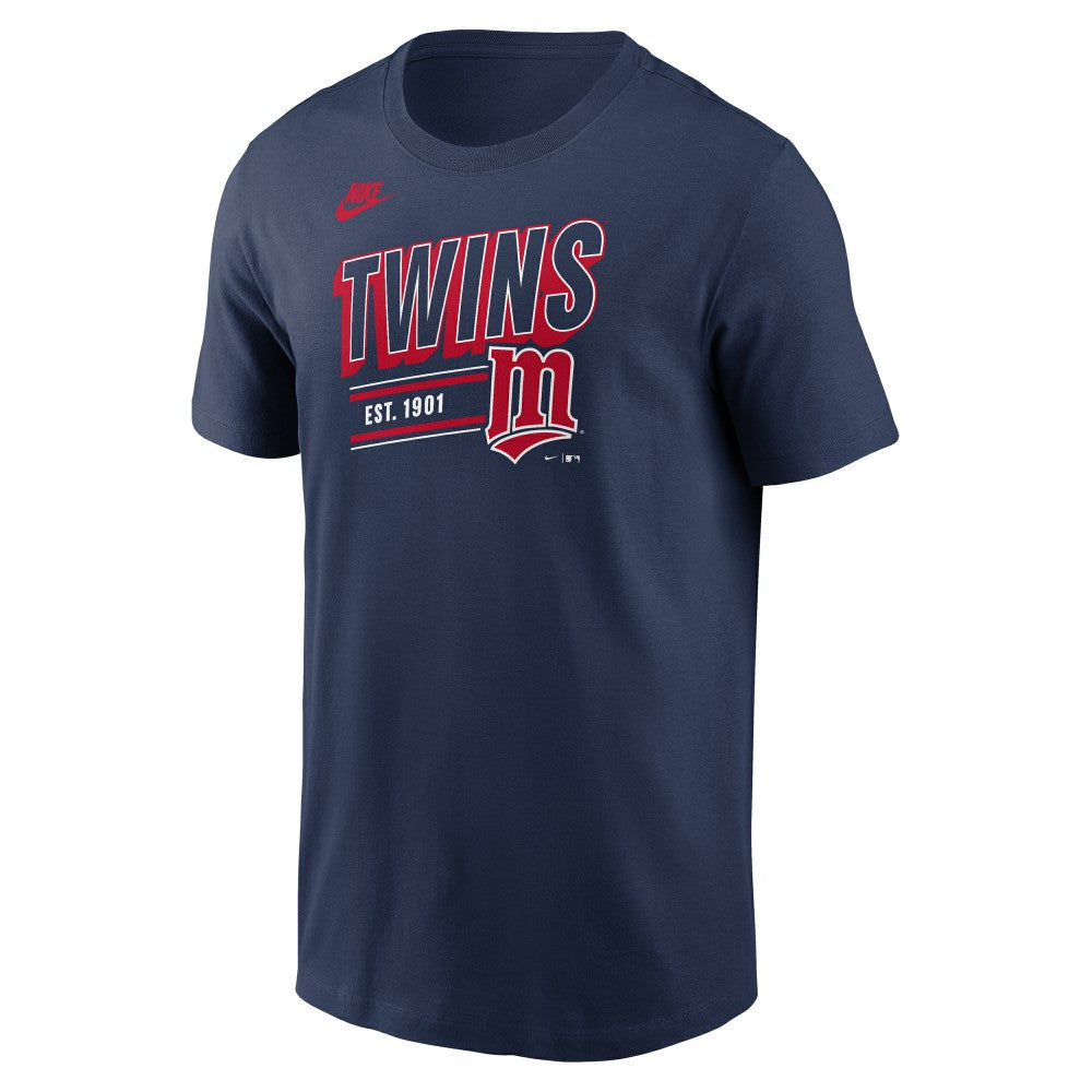 Minnesota Twins Nike Cooperstown Collection Retro T-Shirt - Navy - Nike Sale