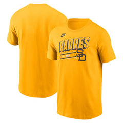 San Diego Padres Nike Cooperstown Collection Retro T-Shirt - Gold - Nike Lifestyle