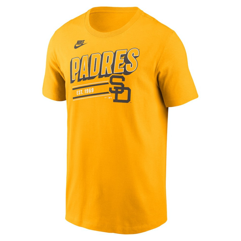 San Diego Padres Nike Cooperstown Collection Retro T-Shirt - Gold - Nike Lifestyle