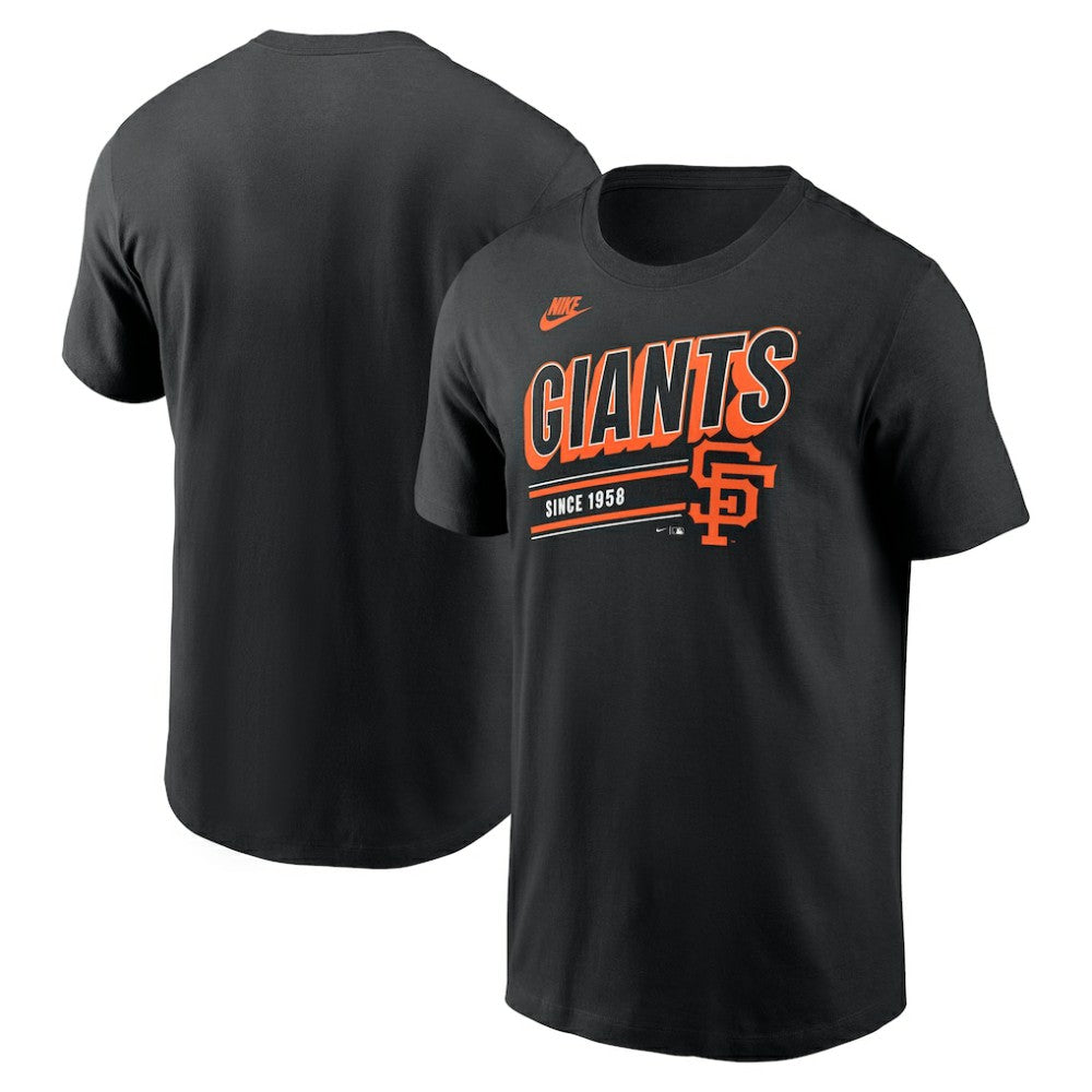 San Francisco Giants Nike Cooperstown Collection Retro T-Shirt - Black - Nike Online