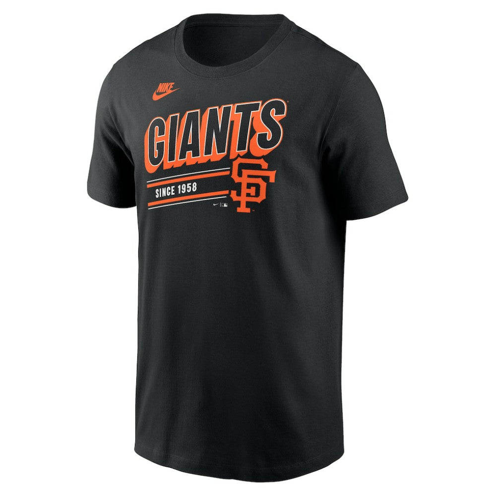 San Francisco Giants Nike Cooperstown Collection Retro T-Shirt - Black - Nike Online
