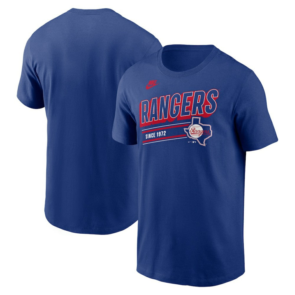 Texas Rangers Nike Cooperstown Collection Retro T-Shirt - Royal - Nike Discount