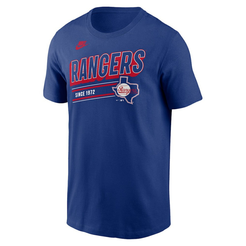Texas Rangers Nike Cooperstown Collection Retro T-Shirt - Royal - Nike Discount