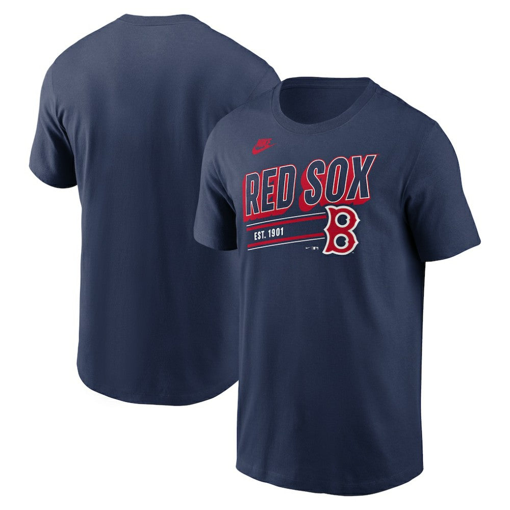 Boston Red Sox Nike Cooperstown Collection Retro T-Shirt - Navy - Nike Lifestyle