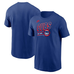Chicago Cubs Nike Cooperstown Collection Retro T-Shirt - Royal - Nike on Sale